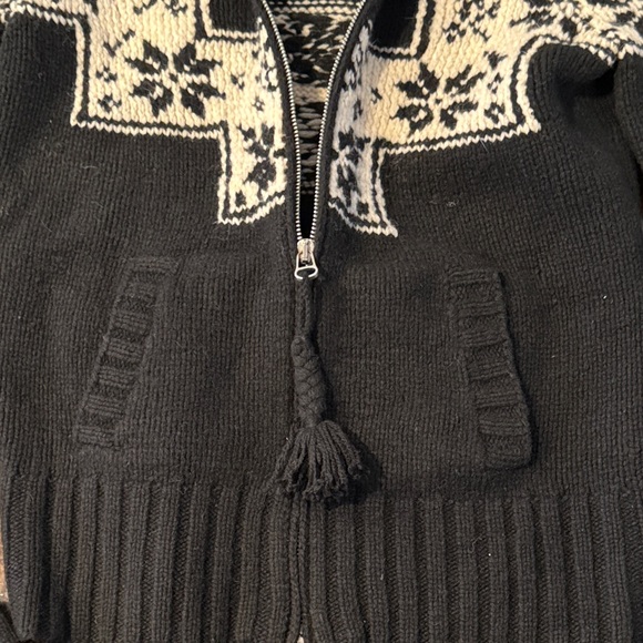 Ralph Lauren Blue Label Hand Knit Zip Up Sweater Size Small - Picture 4 of 10